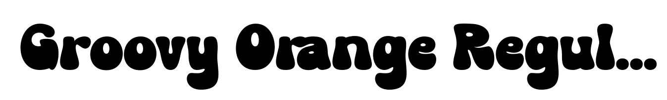 Groovy Orange Regular
